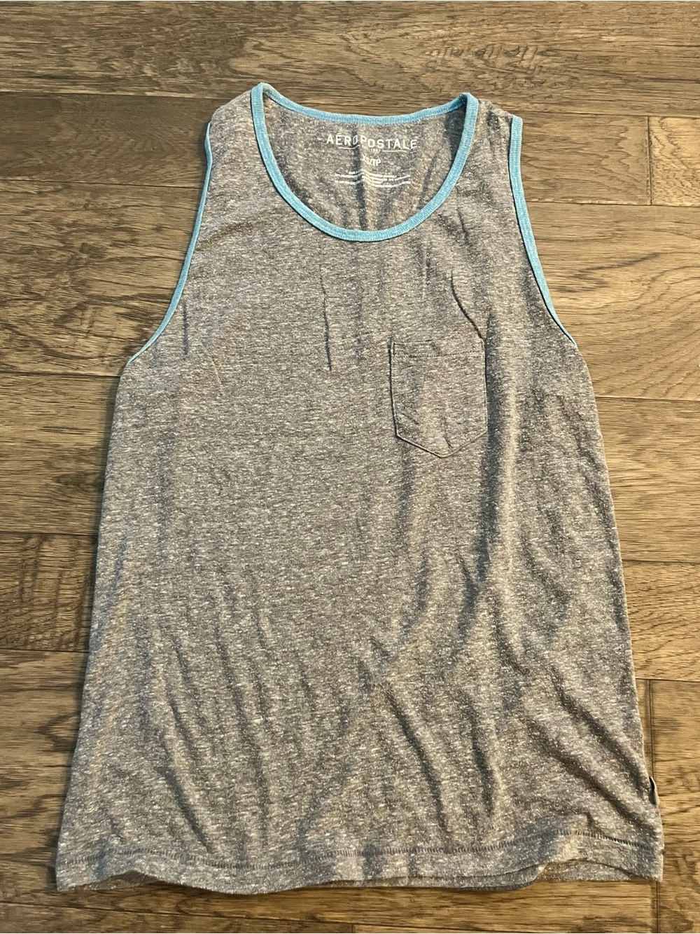 Aeropostale Gray Athletic Fit Tank Top